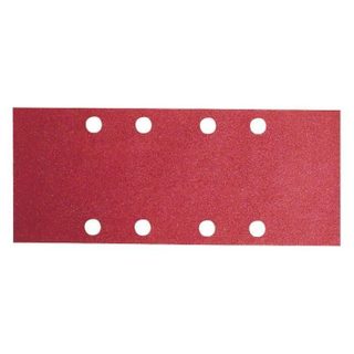 BOSCH 10 Feuilles abrasives C430 pour ponceuse vibrante - Expert bois et peinture - 93 x 230 mm - 8 Trous - Grain 80