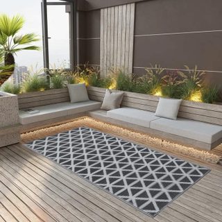 vidaXL Tapis dextérieur Noir 160x230 cm PP