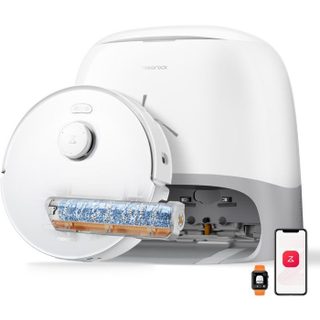 ROBOROCK Qrevo Curv 2 FlowX - Aspirateur Robot Laveur - 20.000 Pa - Nettoyage SpiraFlow - Double Anti-Enchevêtrement