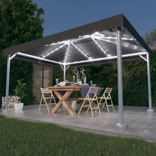 Vidaxl Tonnelle et LED 4x3 m