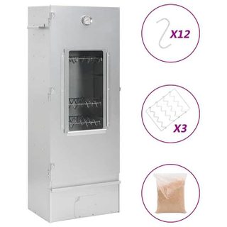vidaXL Fumoir pour four à barbecue avec copeaux de bois 44 5x29x110 cm 364743