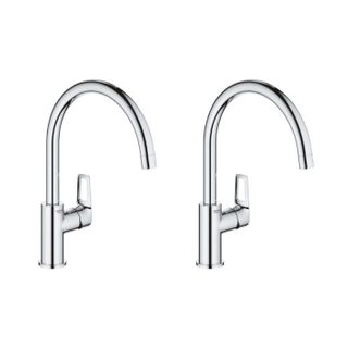 Grohe Lot de 2 mitigeurs cuisine Bauloop