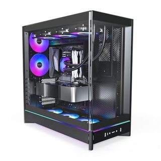 MONTECH ATX - MONTECH - HS02 Pro - Verre trempé incurvé - Ventilation verticale - Design réversible