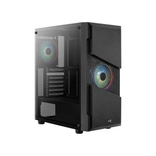 AeroCool Boîtier Moyen Tour ATX - AEROCool - Menace Saturn-G RGB - Panneau Vitré - Couleur