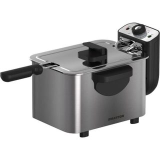 Friteuse Smarton FR 350 - Cuve inox 3 L - Jusquà 1 kg daliments - 2200 W - Thermostat 140-190°C