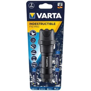 Lampe torche - VARTA - F10 PRO - 300 lm - IP67 - 3 piles AA incluses