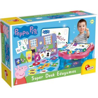Bureau dactivités Peppa Pig Super Desk - LISCIANI GIOCHI - 10 jeux éducatifs