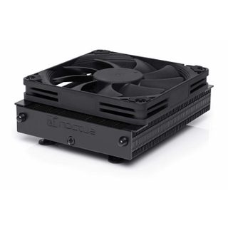 Noctua Dissipateur thermique pour processeur avec ventilateur Noctua NH-L9a-AM4 chromax.black Low Profile NH-L9a-AM4 CH.BK 1 pc