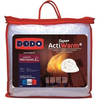 Couette Très Chaude 450 gr/m² - DODO - SUPER ACTIWARM - 220 x 240 cm - Blanc