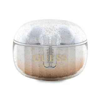 Guess Glitter Gradient - Écouteurs Bluetooth TWS + étui de chargement (or)