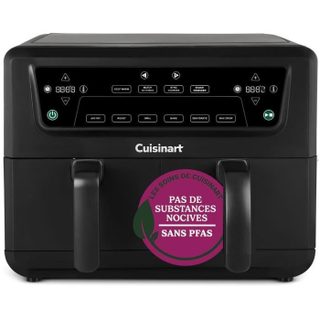 Friteuse sans huile CUISINART - Airfryer AFD10OBLE - Capacité 10 4L - Double cuves - Noir - 2400W