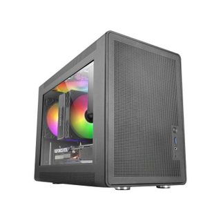 Mars Gaming Mc-xps Minitorre Microatx Cristal Templado Ventilador Frgb Trasero120mm Usb-c Negro