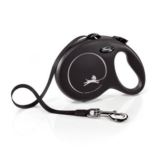 Flexi Laisse sangle 5 mètres S noir laisse pour chien Max 15 KG