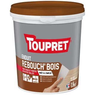 Rebouchage bois Pate TOUPRET 15Kg - BCRPBO1.5