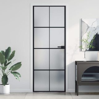 vidaXL Porte intérieure mince 76x2015 cm trempé