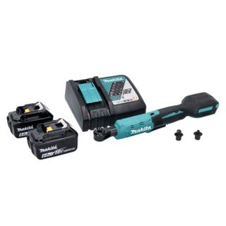 Visseuse à cliquet sans fil - Makita - DWR 180 - 18 V - 47 5 Nm - 1/4 et 3/8 - 2x batterie 6 0 Ah