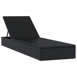 vidaXL Chaise longue 1 pc avec coussin 201x55x62cm
