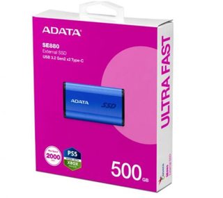 ADATA Disque dur SSD externe - Adata - SE880 - 500 Go - USB 3.2 Gen 2x2 -