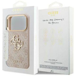 Guess Big 4G Classic Logo Case for iPhone 17 Pro 6.3 Rose Gold