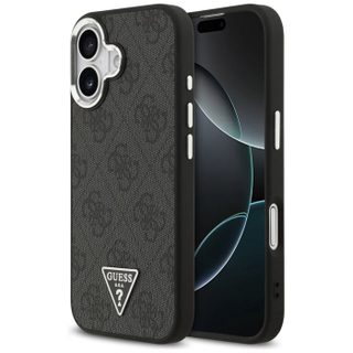 Coque Guess Hardcase 4G Triangle Logo MagSafe pour iPhone 17 - Black