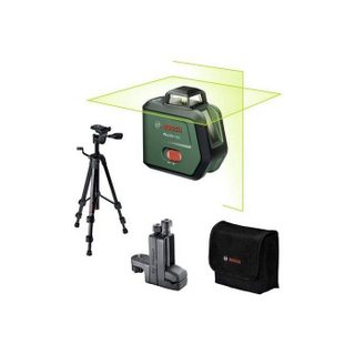 Laser lignes BOSCH - PLL 360-15G - Avec trépied TT 120 pince MM3 housse de protection + 1 batterie Li-ion