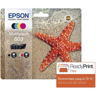 EPSON Multipack 603 - Etoile de mer - Noir Cyan Magenta Jaune (C13T03U64010)