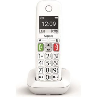 Téléphone sans fil - GIGASET - E290 - Blanc - 4 combinés - Mains libres