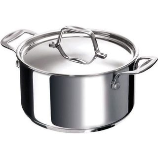 Faitout Chef en inox + couvercle - tous feux - D: 24 cm