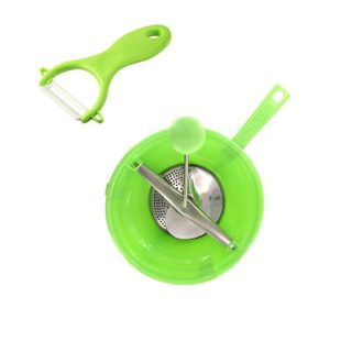 Ensemble de 2 ustensiles spécial purée avec éplucheur et moulin à légumes - FACKELMANN -