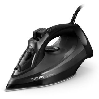 Fer à repasser vapeur - PHILIPS - DST5040/80 - A vapeur avec système Calc Clean - 45gr/min vapeur continue - 2600W - Noir