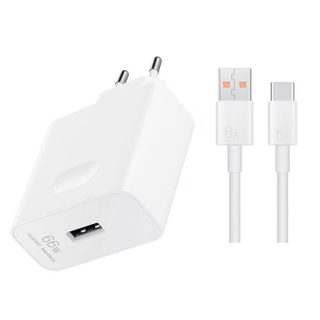 Chargeur Huawei SuperCharge 66W + Câble USB-C - Officiel