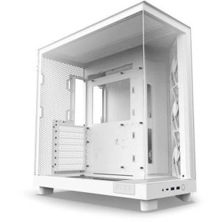 Nzxt Boitier moyen-tour - NZXT - CC-H61FW-01 - H6 Flow - Double chambre - Refroidissement par air -