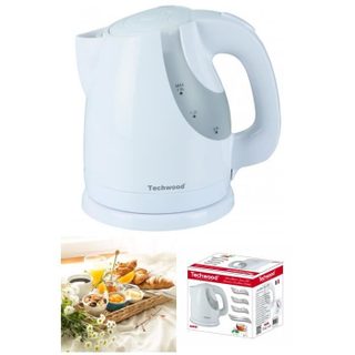 Bouilloire Electrique 360° Blanche 1 6L Sans Fil 2200W Arrêt automatique Blanche