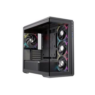 EINAREX Caja PC Einarex Zenith ZM800 RGB Negra — Cristal templado hasta 10 ventiladores y refrigeración líquida 360 mm