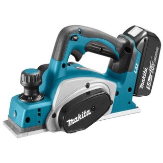 Rabot sans-fil 18 V + 2 batteries 5Ah + chargeur + coffret MAKPAC 3 - MAKITA - DKP180RTJ