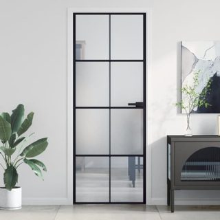 vidaXL Porte intérieure mince 76x2015 cm trempé
