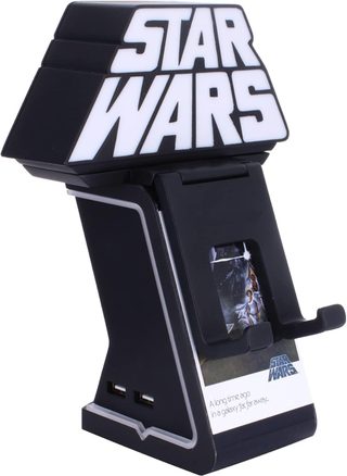 Figurine Star Wars Ikon Light Logo - EXQUISITE GAMING - Cable Guys - Support écouteurs smartphone ou petit accessoire - 25 cm