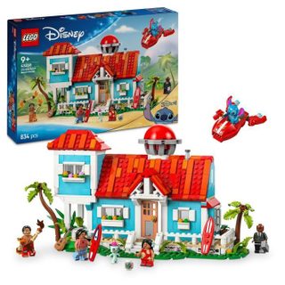 LEGO® ǀ Disney La Maison sur la Plage de Lilo et Stitch Jeu de Construction pour les Enfants et les Fans 43268
