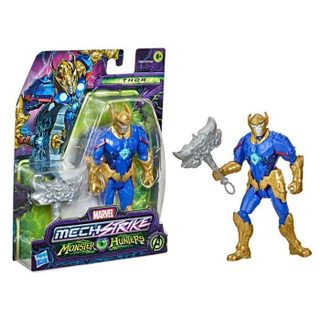 Marvel Avengers Mech strike Monster Hunters - F4425 - Figurine articulée 15cm - Personnage Thor
