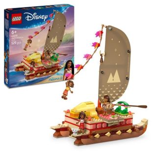 LEGO ǀ Disney 43270 Le Bateau d’Aventure de Vaiana - Jeu de Construction pour enfant 6 ans