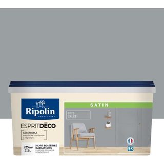 RIPOLIN ESPRIT DECO MULTI SUPPORTS GALET satin 25L
