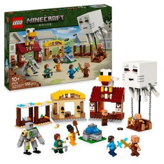 LEGO Minecraft 21273 Les Ghasts à l’Attaque du Village - Jeu pour garçon dès 10 ans