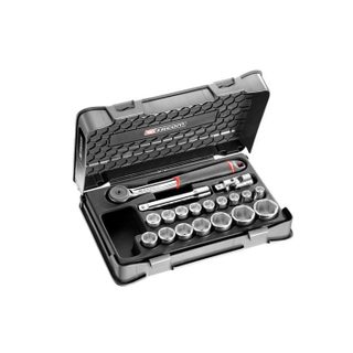 FACOM - Coffret douilles 1/2 6 pans métriques - 19 pièces - S.161-2P6 - S.161-2P6