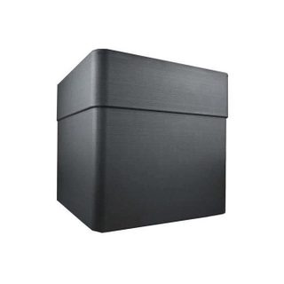 Bac à fleurs Carré 40 cm - EDA - CAREL - 26 L - Avec roulettes - Extérieur ou intérieur - 39 x 39 x H.39 cm - Gris Anthracite