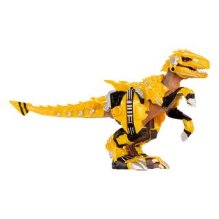 ARMOSAURS-552284-EUC-Armosaurs Armor-Up Dinosaur- Yellow Raptor - Blaze