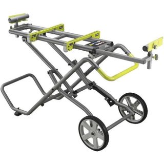 RYOBI - Support universel à roulettes pour scie à coupe d’onglets - ajust. levier - pliable - extension 2 790 mm - 27 kg - RLSW01