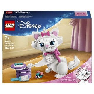 LEGO ǀ Disney 43286 L’Adorable Marie Les Aristochats - Jouet Chat dès 7 ans - Idée Cadeau
