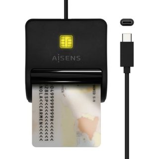 AISEN Lecteur dni électronique Lecteur dnie Compatible avec Toutes Les Cartes DNI Type C