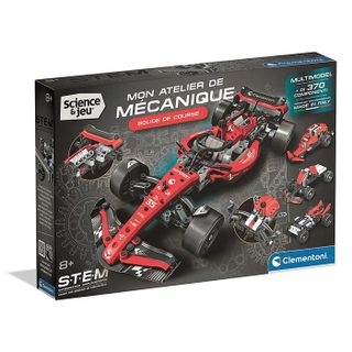 Bolide de course - CLEMENTONI - Mon Atelier Mécanique - Dès 8 ans - Fabriqué en Italie - Coffret de construction enfant