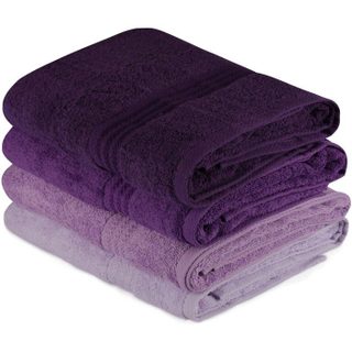 Serviette de bain AUCUNE Ensemble 4 70 x 140 cm coton 100%